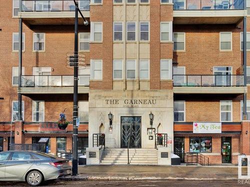 406 10728 82 Avenue, Edmonton, AB - Outdoor With Balcony With Facade