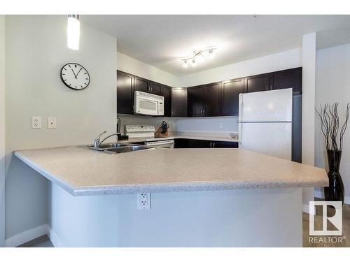 118 920 156 Street, Edmonton, AB - Indoor Photo Showing Kitchen With Double Sink