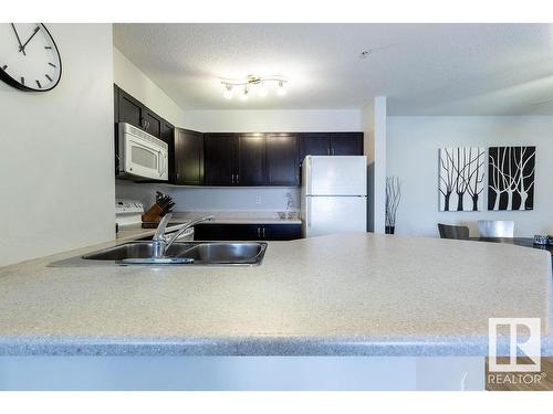 118 920 156 Street, Edmonton, AB - Indoor Photo Showing Kitchen With Double Sink