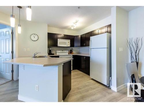 118 920 156 Street, Edmonton, AB - Indoor Photo Showing Kitchen With Double Sink