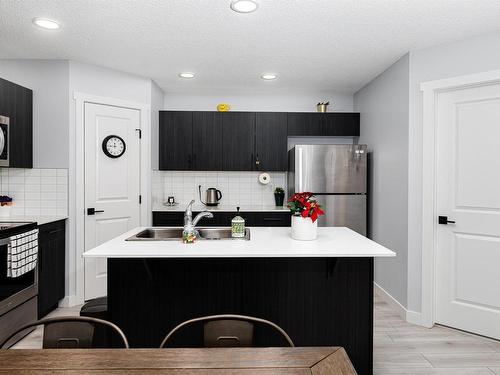 23 1005 Graydon Hill Boulevard, Edmonton, AB - Indoor Photo Showing Kitchen With Double Sink