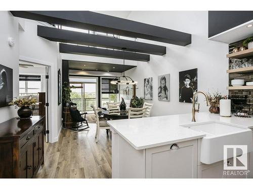 404 9940 Sherridon Drive, Fort Saskatchewan, AB - Indoor Photo Showing Kitchen