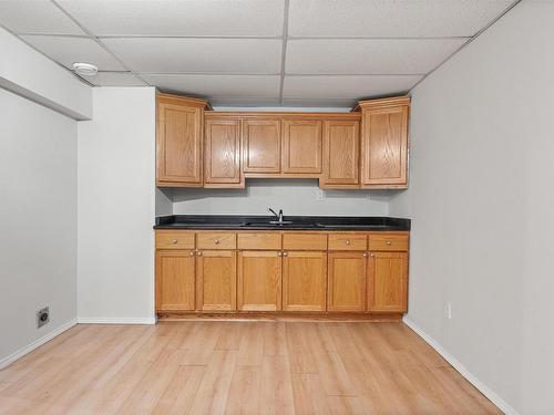 10814 51 Avenue, Edmonton, AB - Indoor Photo Showing Kitchen With Double Sink