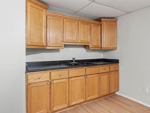 10814 51 Avenue, Edmonton, AB - Indoor Photo Showing Kitchen With Double Sink