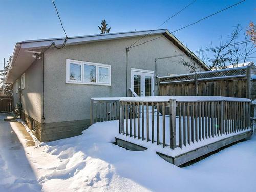 10814 51 Avenue, Edmonton, AB - Outdoor With Deck Patio Veranda With Exterior