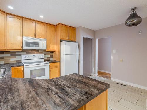 16503 79A Avenue, Edmonton, AB - Indoor Photo Showing Kitchen With Double Sink