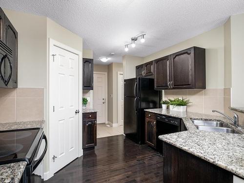 6006 Sunbrook Landing, Sherwood Park, AB - Indoor Photo Showing Kitchen With Double Sink