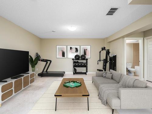 6006 Sunbrook Landing, Sherwood Park, AB - Indoor Photo Showing Living Room