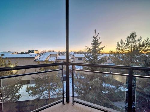 327 4831 104A Street, Edmonton, AB - Outdoor With Balcony With View