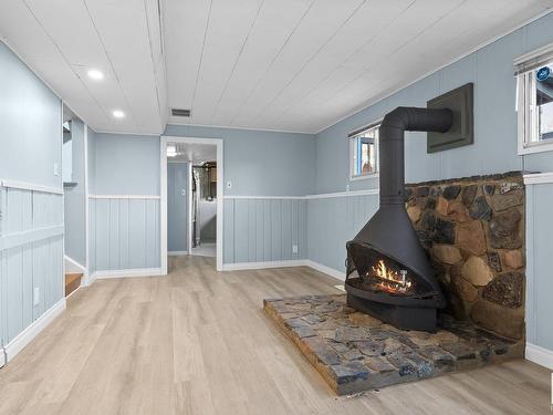 10735 165 Street, Edmonton, AB - Indoor Photo Showing Other Room With Fireplace