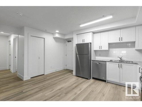 208 9504 182 Street, Edmonton, AB - Indoor Photo Showing Kitchen With Stainless Steel Kitchen