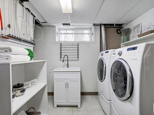 15215 86 Avenue, Edmonton, AB - Indoor Photo Showing Laundry Room