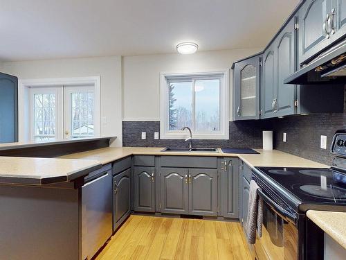 47 52224 Rge Road 275, Rural Parkland County, AB - Indoor Photo Showing Kitchen With Double Sink