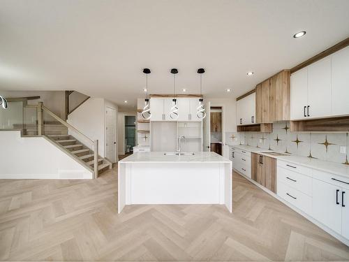 17 Baker Street, Ardrossan, AB - Indoor Photo Showing Kitchen