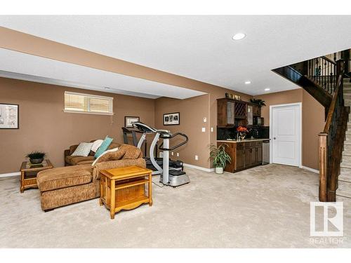 81 Walters Place, Leduc, AB - Indoor Photo Showing Basement