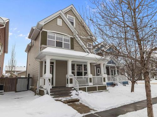 7323 21 Avenue, Edmonton, AB - Outdoor With Deck Patio Veranda With Facade