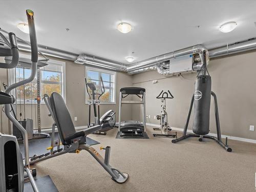 107 610 Calahoo Road, Spruce Grove, AB - Indoor Photo Showing Gym Room