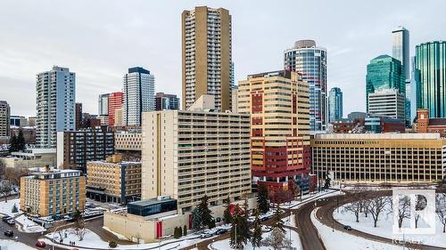 1712 9918 101 Street, Edmonton, AB - Outdoor With Facade