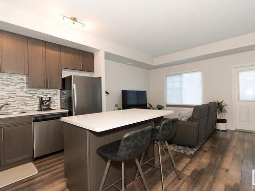 8 4850 Terwillegar Common, Edmonton, AB - Indoor Photo Showing Kitchen With Stainless Steel Kitchen