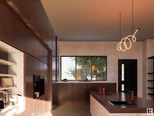 14037 104 Avenue, Edmonton, AB - Indoor Photo Showing Kitchen With Double Sink