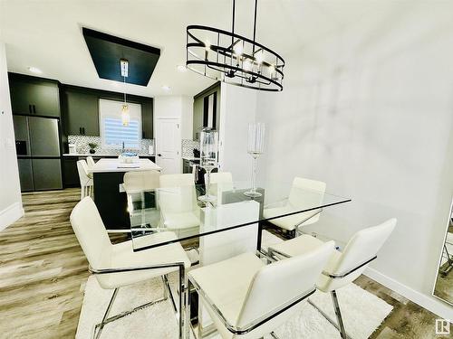 58 Patriot Way, Spruce Grove, AB - Indoor Photo Showing Dining Room