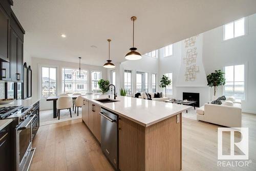 9624 99A Street, Edmonton, AB - Indoor Photo Showing Kitchen With Upgraded Kitchen