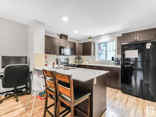 109 17832 78 Street, Edmonton, AB - Indoor Photo Showing Kitchen With Double Sink