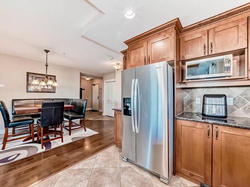 510 10142 111 Street, Edmonton, AB - Indoor Photo Showing Kitchen With Stainless Steel Kitchen