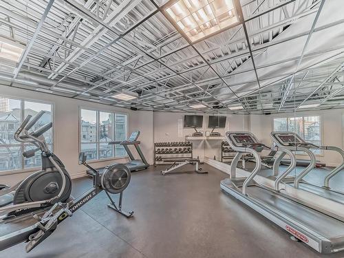 510 10142 111 Street, Edmonton, AB - Indoor Photo Showing Gym Room