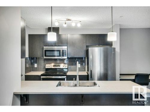 126 344 Windermere Road, Edmonton, AB - Indoor Photo Showing Kitchen With Stainless Steel Kitchen With Double Sink With Upgraded Kitchen