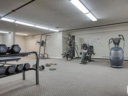 424 5005 165 Avenue, Edmonton, AB - Indoor Photo Showing Gym Room