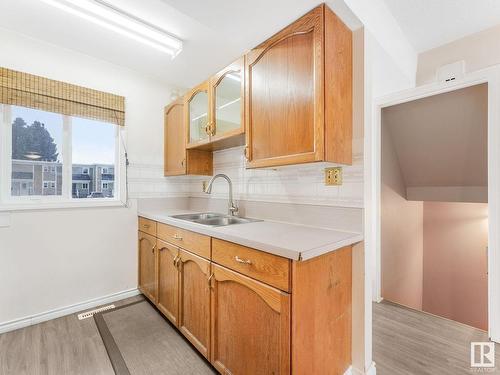 14656 121 Street, Edmonton, AB - Indoor Photo Showing Kitchen With Double Sink