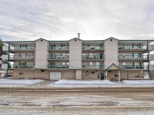 206 112 Church Road, Spruce Grove, AB - Outdoor With Balcony With Facade