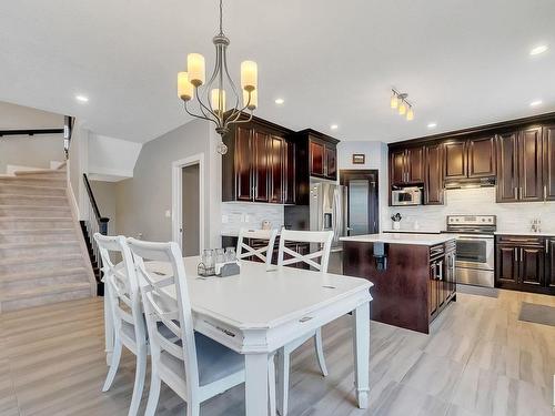 30 Santa Fe Court, Fort Saskatchewan, AB - Indoor Photo Showing Kitchen With Stainless Steel Kitchen With Double Sink