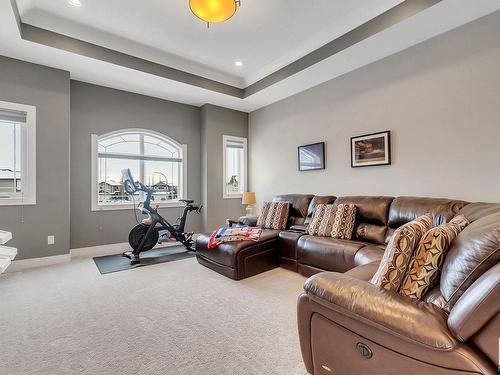 30 Santa Fe Court, Fort Saskatchewan, AB - Indoor Photo Showing Living Room