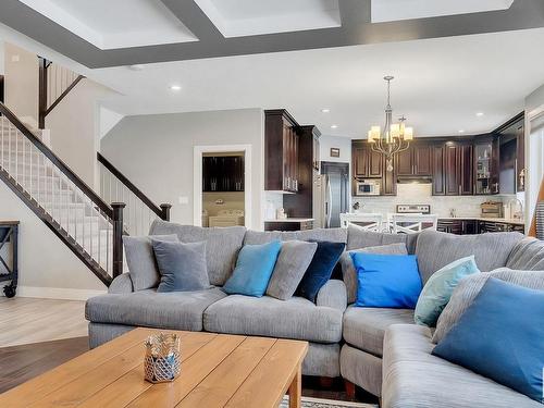 30 Santa Fe Court, Fort Saskatchewan, AB - Indoor Photo Showing Living Room