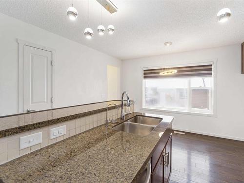 5241 Chappelle Road, Edmonton, AB - Indoor Photo Showing Kitchen With Double Sink