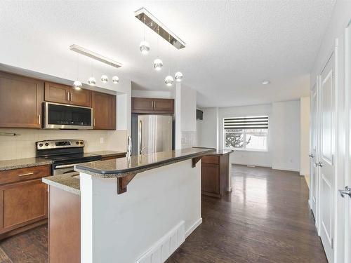 5241 Chappelle Road, Edmonton, AB - Indoor Photo Showing Kitchen With Stainless Steel Kitchen With Upgraded Kitchen