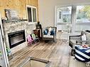 4126 46 Street, Vegreville, AB  - Indoor Photo Showing Living Room With Fireplace 