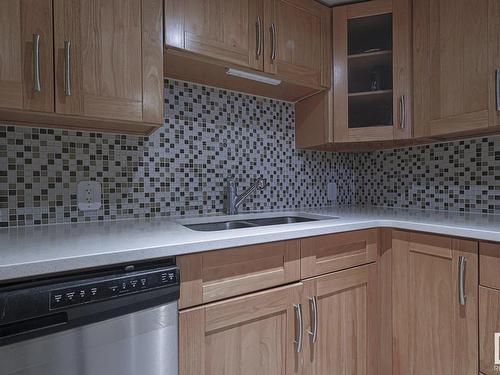 4807 122A Street, Edmonton, AB - Indoor Photo Showing Kitchen With Double Sink