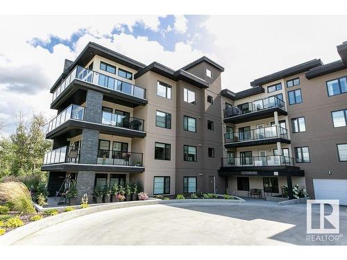 302 5025 Edgemont Boulevard Nw, Edmonton, AB - Outdoor With Balcony With Facade