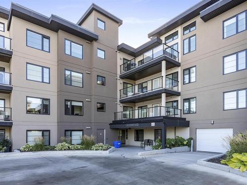 302 5025 Edgemont Boulevard Nw, Edmonton, AB - Outdoor With Balcony With Facade