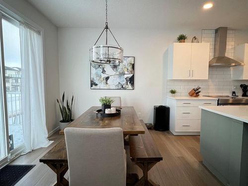 147 Stiles Bend, Leduc, AB - Indoor Photo Showing Dining Room