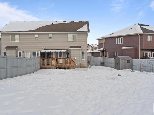 142 Radcliffe Wynd, Fort Saskatchewan, AB - Outdoor With Deck Patio Veranda With Exterior