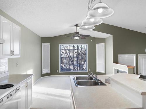 15004 131 Street, Edmonton, AB - Indoor Photo Showing Kitchen With Double Sink