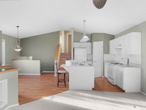 15004 131 Street, Edmonton, AB - Indoor Photo Showing Kitchen With Double Sink