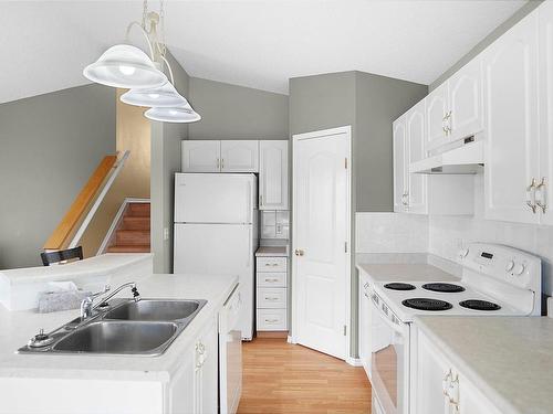 15004 131 Street, Edmonton, AB - Indoor Photo Showing Kitchen With Double Sink