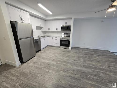 414 9504 182 Street, Edmonton, AB - Indoor Photo Showing Kitchen With Stainless Steel Kitchen