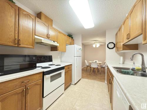 103 17511 98A Avenue, Edmonton, AB - Indoor Photo Showing Kitchen With Double Sink