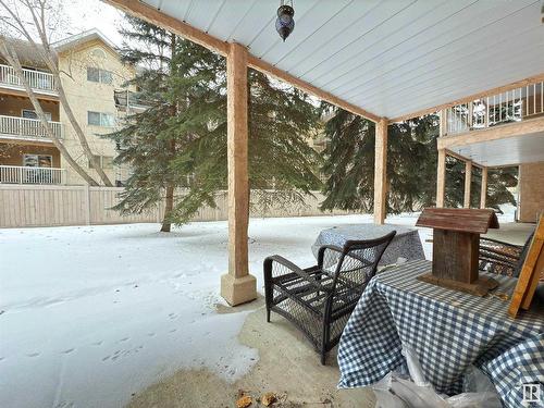 103 17511 98A Avenue, Edmonton, AB - Outdoor With Deck Patio Veranda